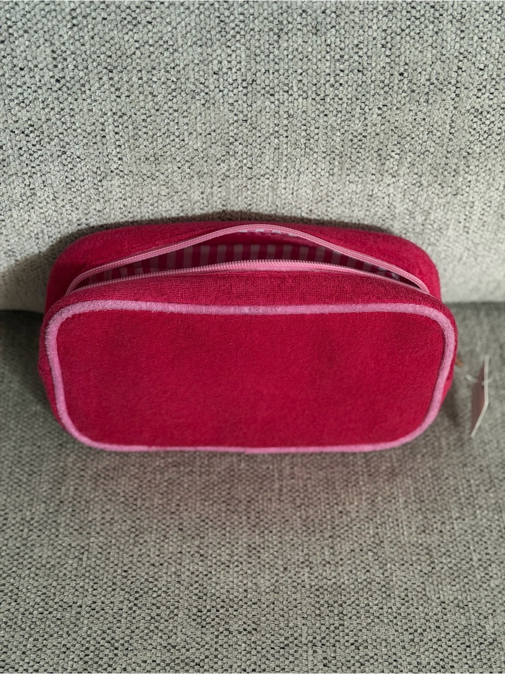 Shiraleah Bright Pink Travel Cosmetic Pouch